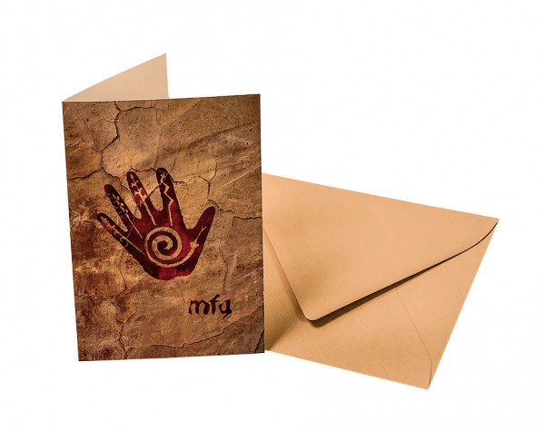 Grußkarte "Hand - Kindness Collection" | Klappkarte, neutral | Karte mit Umschlag