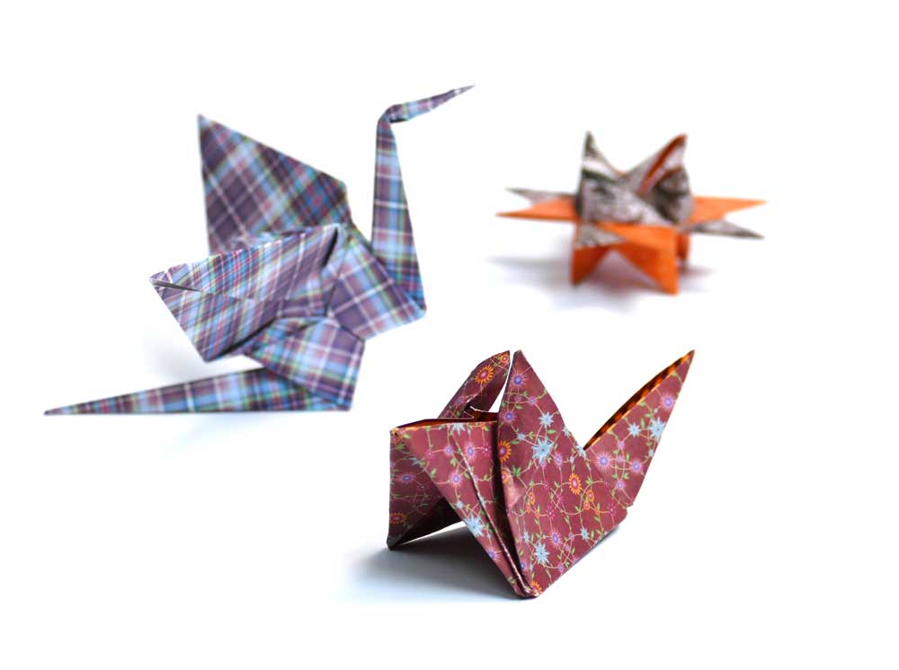 Origami Papier kariert 